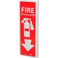 National Marker Co NMC Fire Flange Sign - Fire Extinguisher FX124R